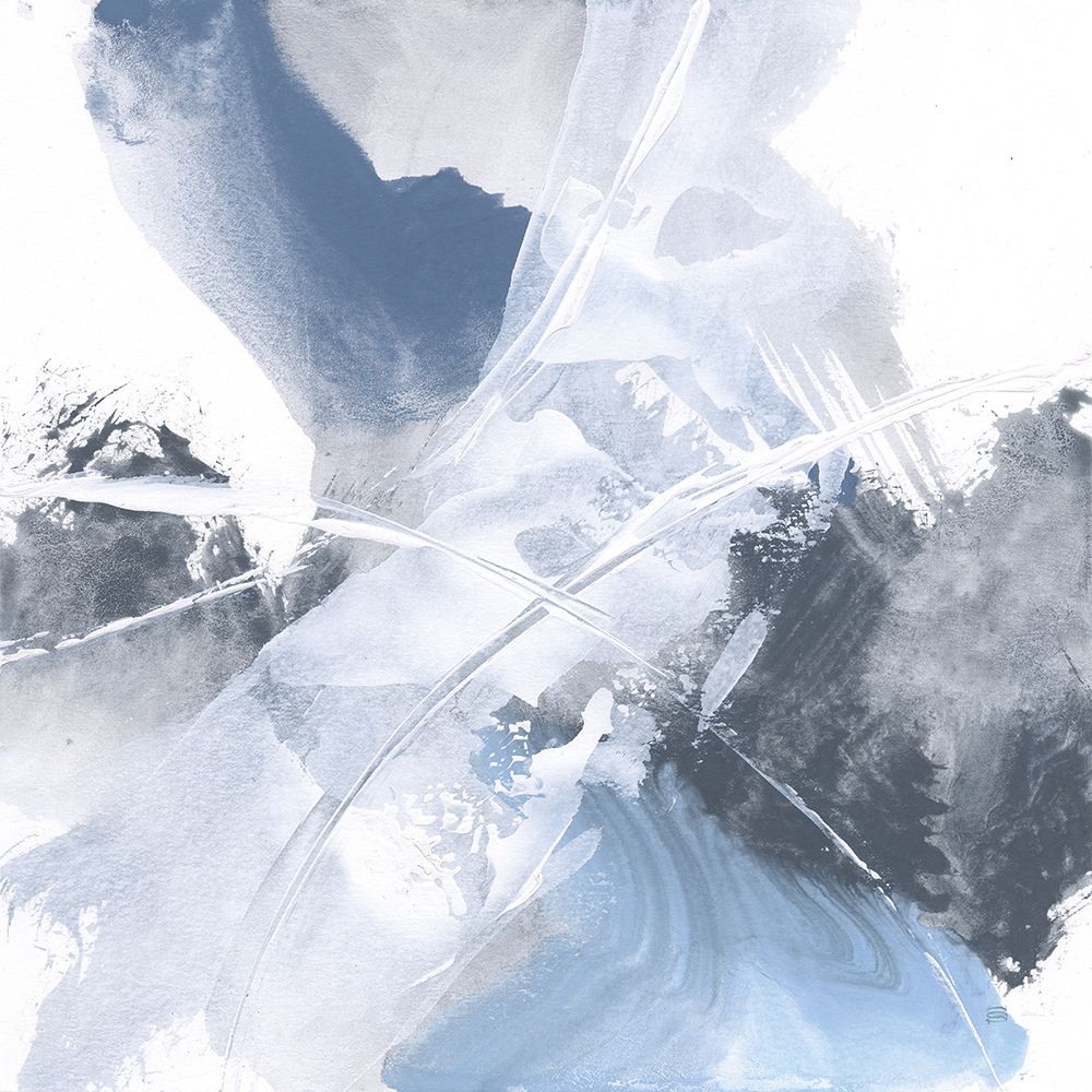 White Line Blues II art print by Chris Paschke for $57.95 CAD