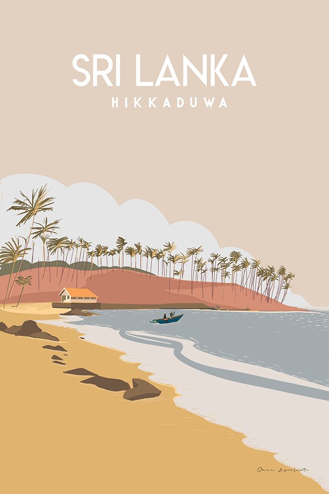 Sri Lanka art print by Omar Escalante for $57.95 CAD