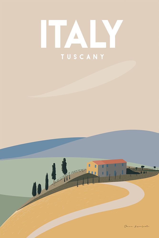 Italy art print by Omar Escalante for $57.95 CAD