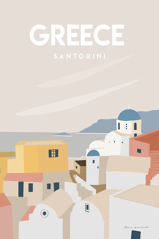 Greece art print by Omar Escalante for $57.95 CAD