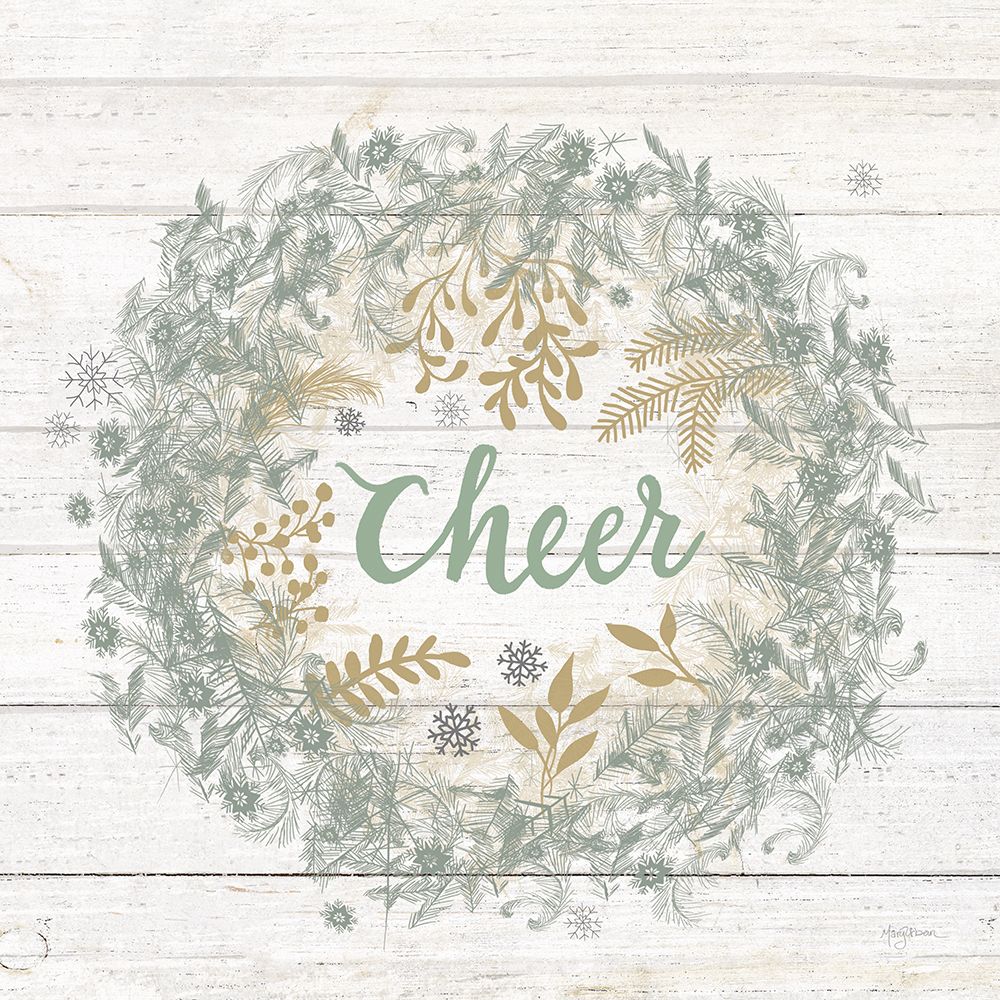 Frosty Cheer Sage art print by Mary Urban for $57.95 CAD