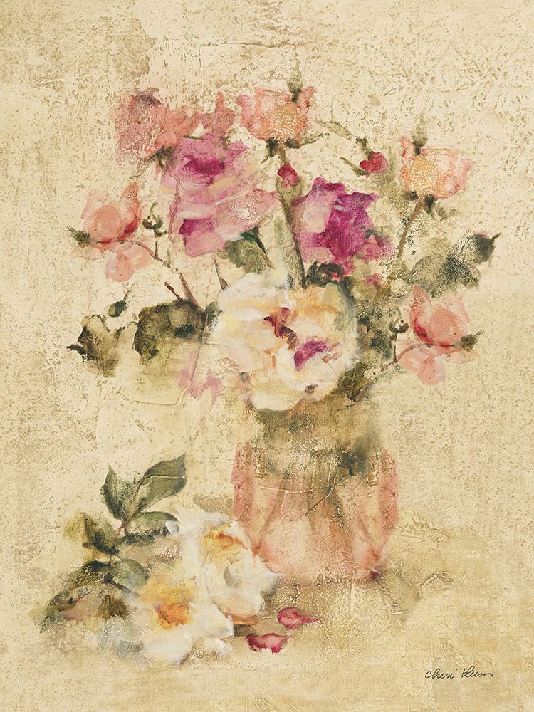 Potted Roses V art print by Cheri Blum for $57.95 CAD