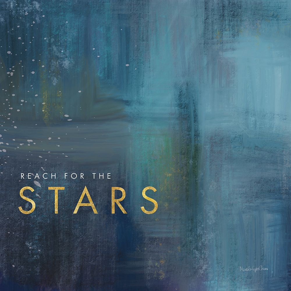 Stars Gold art print by Mercedes Lopez Charro for $57.95 CAD