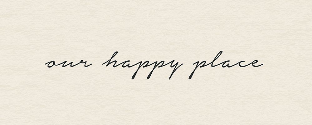 Our Happy Place art print by Wild Apple Portfolio for $57.95 CAD