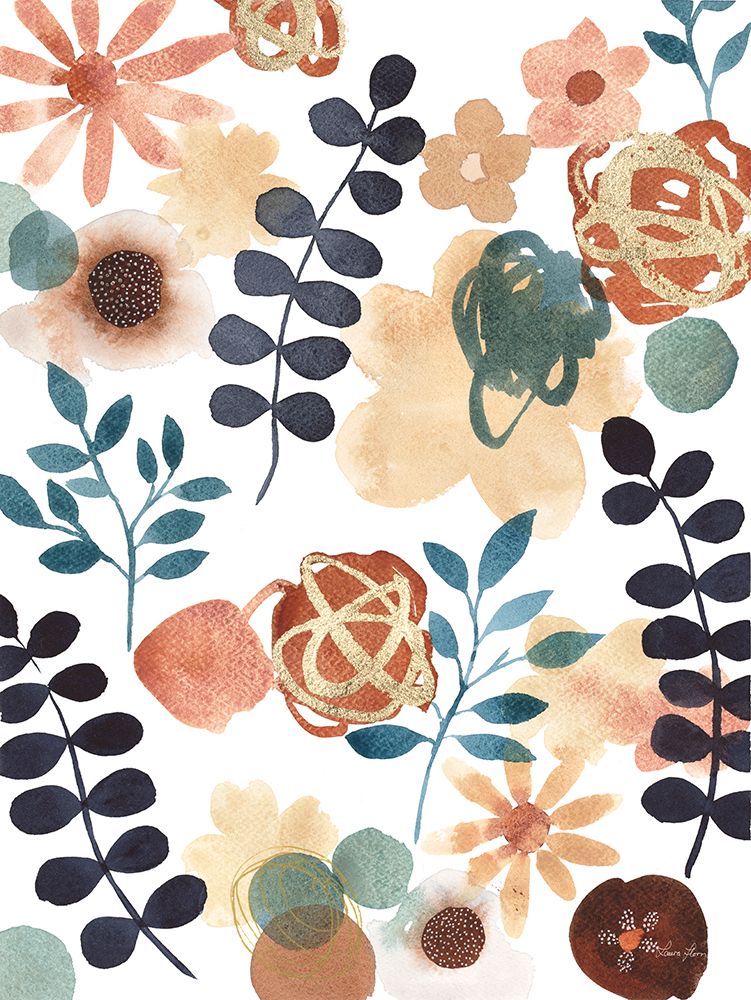 Garden Dance VI Blue art print by Laura Horn for $57.95 CAD