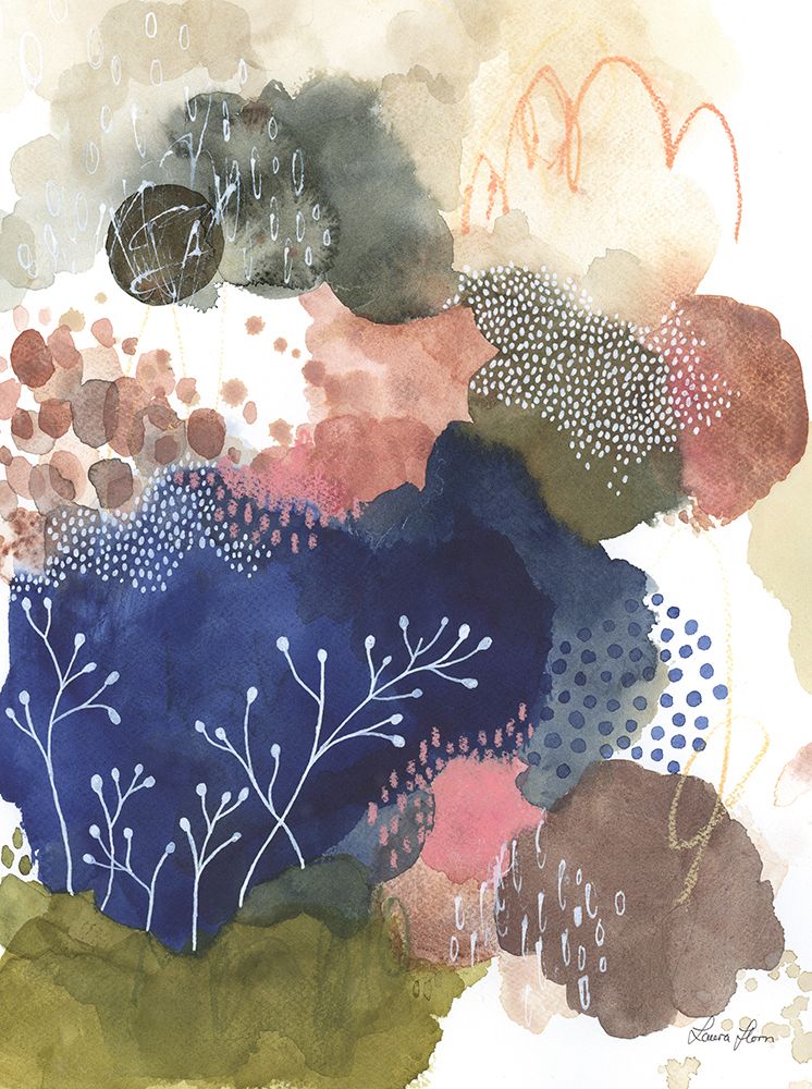Indigo Bliss I art print by Laura Horn for $57.95 CAD