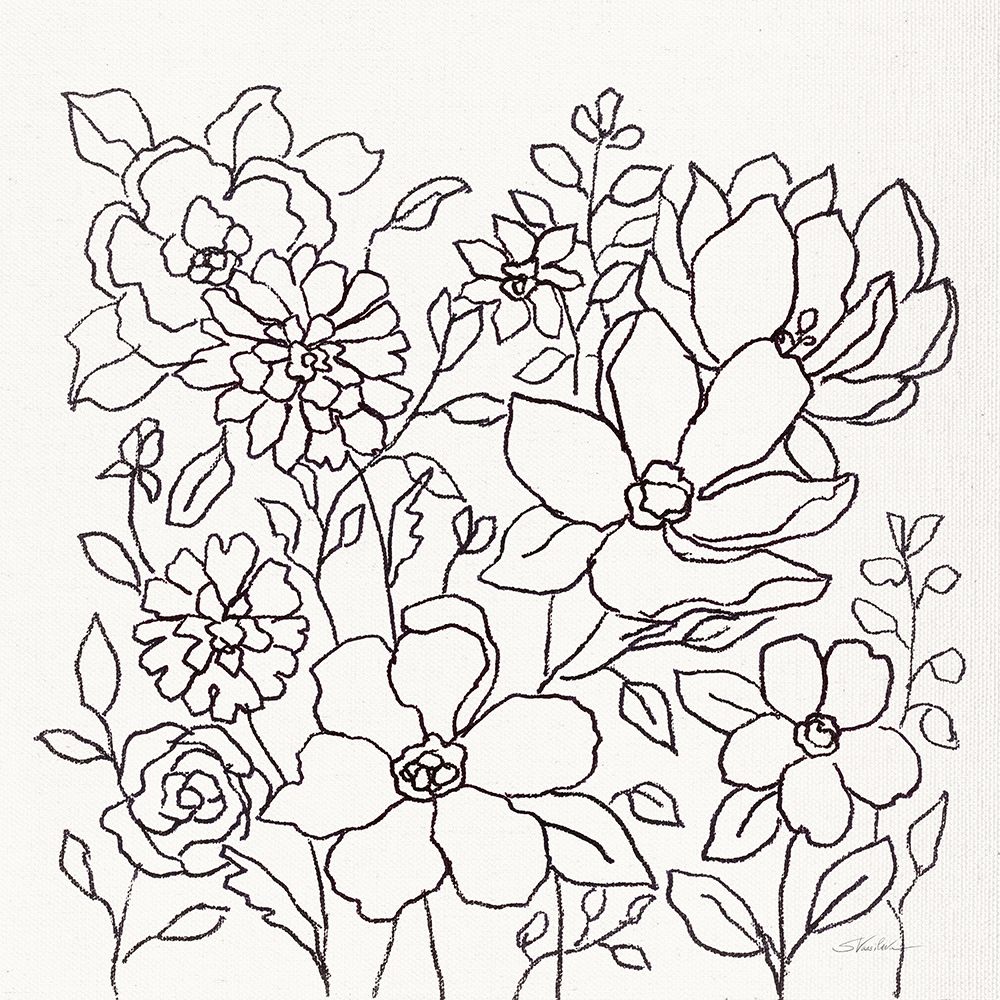 Flower Lace II art print by Silvia Vassileva for $57.95 CAD