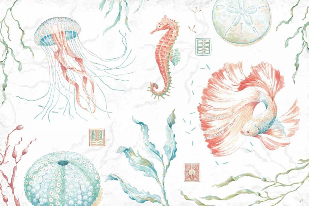 Delicate Sea I art print by Daphne Brissonnet for $57.95 CAD