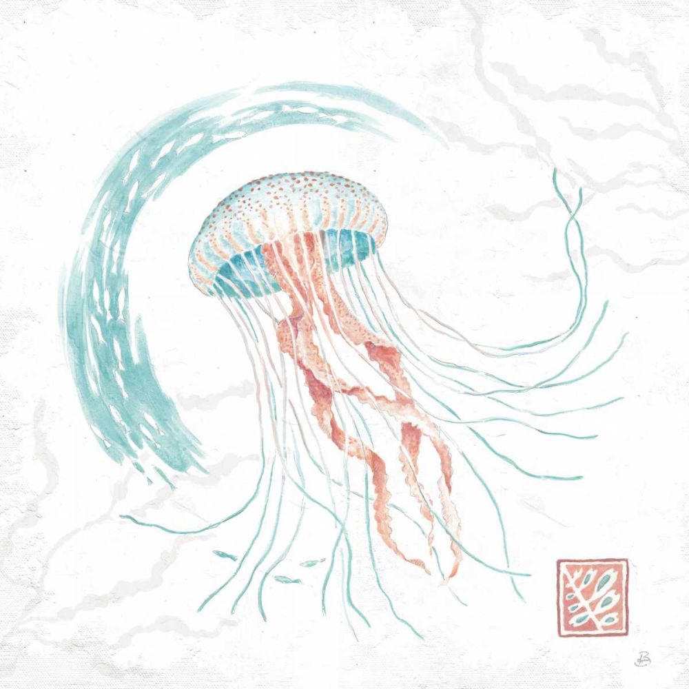 Delicate Sea IV art print by Daphne Brissonnet for $57.95 CAD