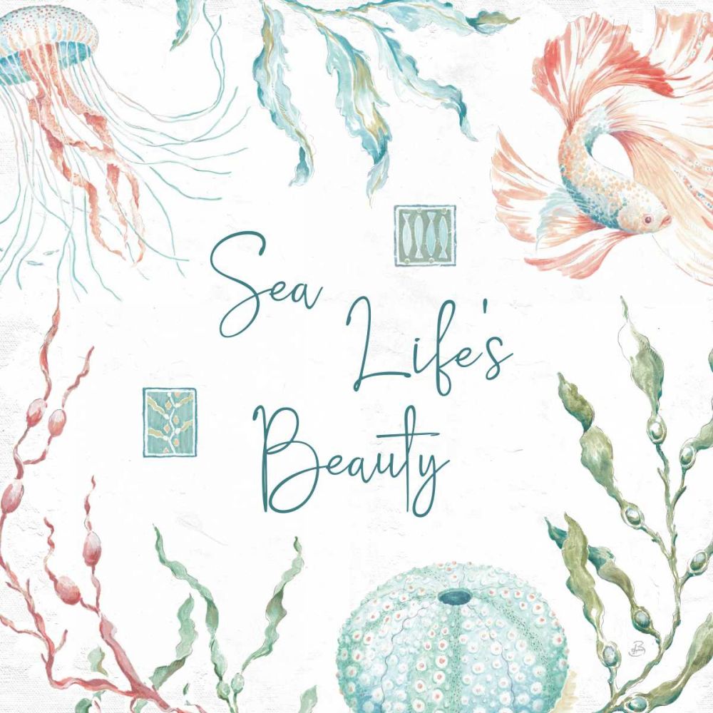 Delicate Sea XII art print by Daphne Brissonnet for $57.95 CAD