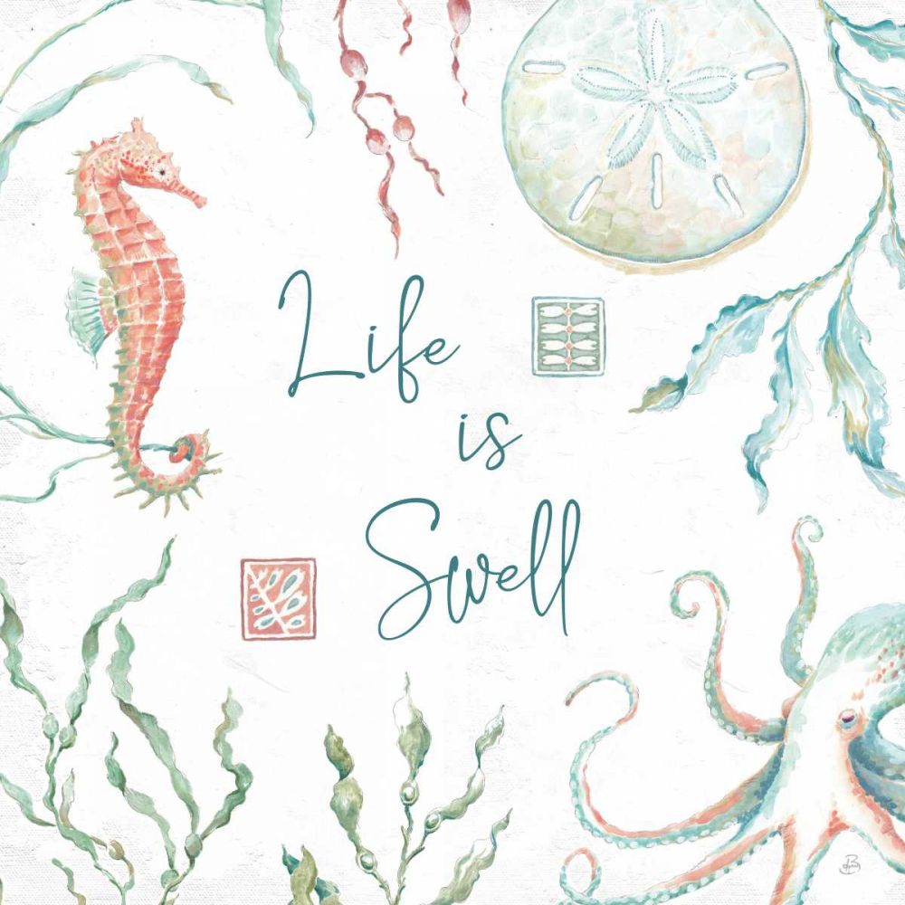 Delicate Sea XIII art print by Daphne Brissonnet for $57.95 CAD