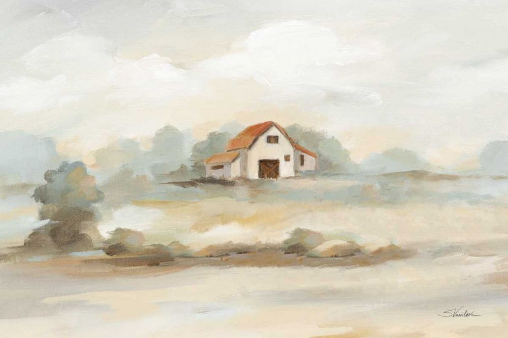 The Old Farm Landscape art print by Silvia Vassileva for $57.95 CAD