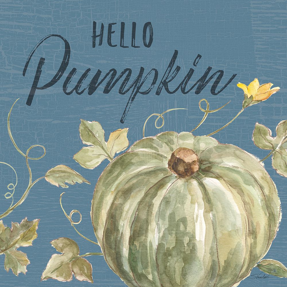 Happy Harvest VII Blue art print by Silvia Vassileva for $57.95 CAD