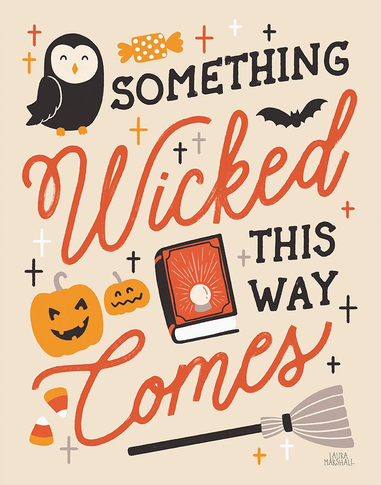Trick or Treat IV with Black art print by Laura Marshall for $57.95 CAD