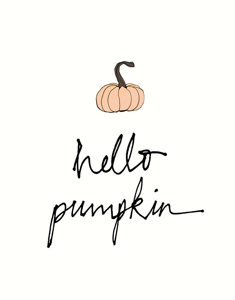 Hello Pumpkin art print by Wild Apple Portfolio for $57.95 CAD