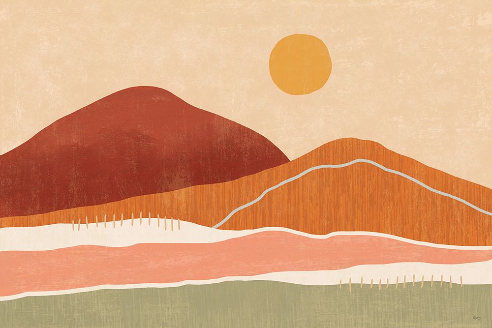 Warmscape I art print by Veronique Charron for $57.95 CAD