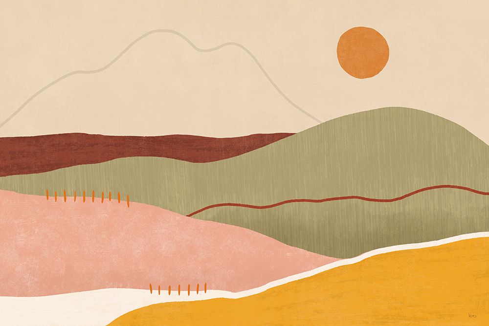 Warmscape II art print by Veronique Charron for $57.95 CAD