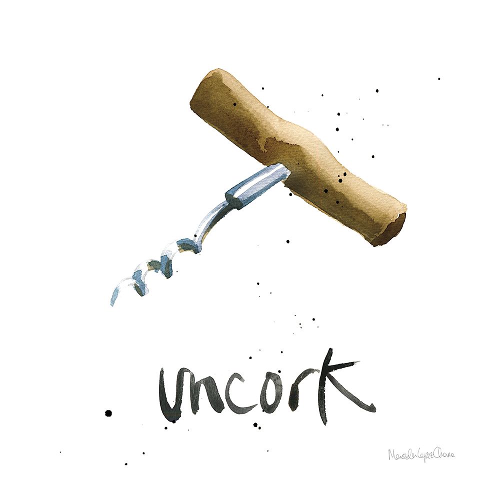 Pop the Cork VIII art print by Mercedes Lopez Charro for $57.95 CAD
