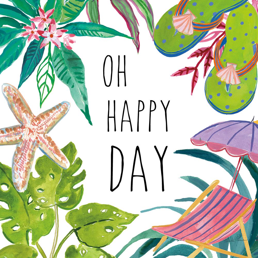 Tropical Home III art print by Farida Zaman for $57.95 CAD