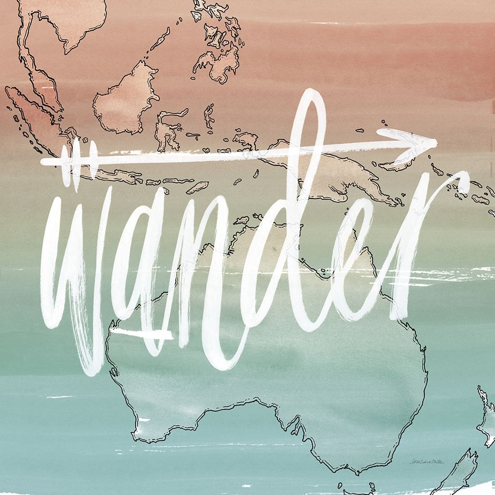 World Traveler I Neutral art print by Sara Zieve Miller for $57.95 CAD