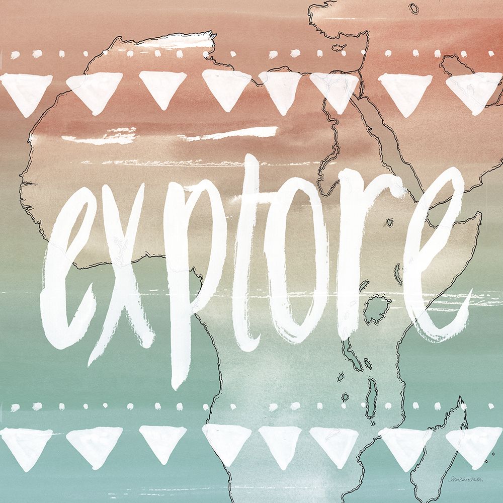 World Traveler III Neutral art print by Sara Zieve Miller for $57.95 CAD