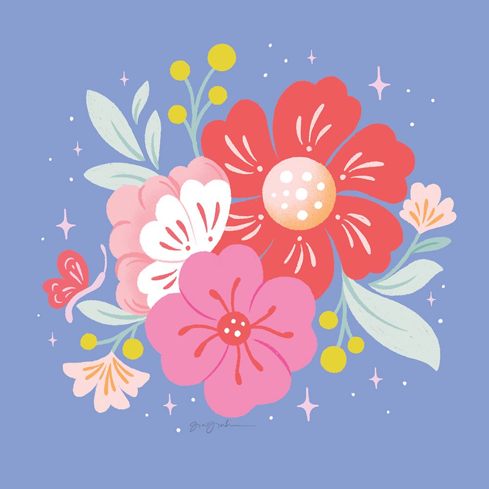 Floral Bouquet I art print by Gia Graham for $57.95 CAD