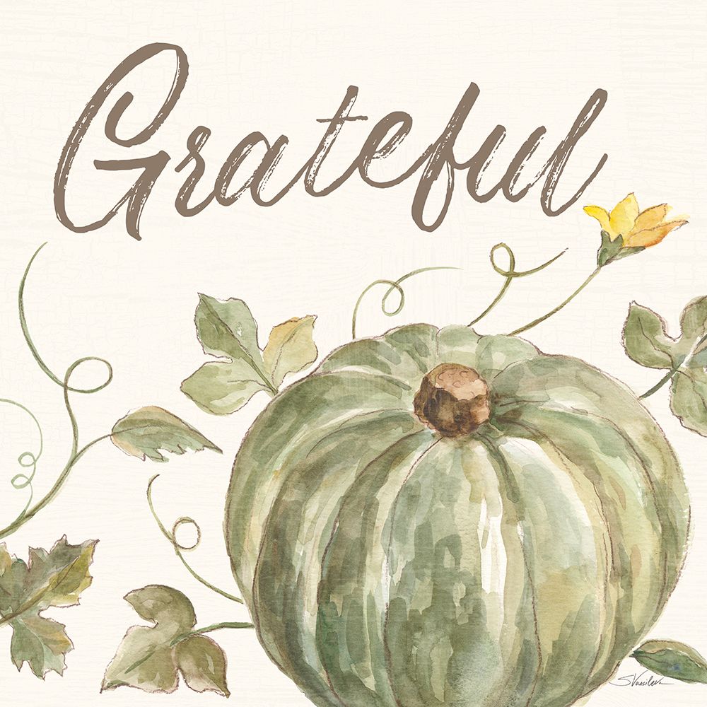 Happy Harvest VII Grateful art print by Silvia Vassileva for $57.95 CAD