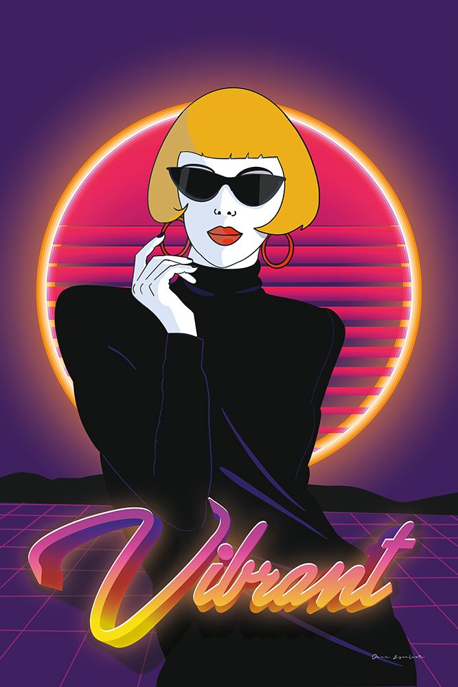 So Eighties I art print by Omar Escalante for $57.95 CAD