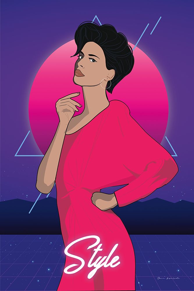 So Eighties III art print by Omar Escalante for $57.95 CAD