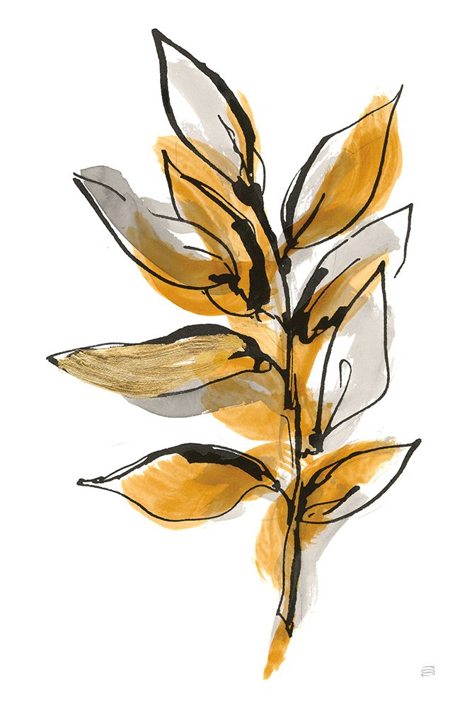 Amber Leaves II art print by Chris Paschke for $57.95 CAD