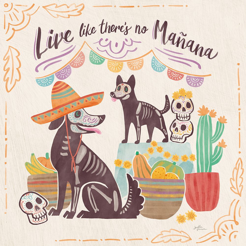 La Calaca II art print by Janelle Penner for $57.95 CAD