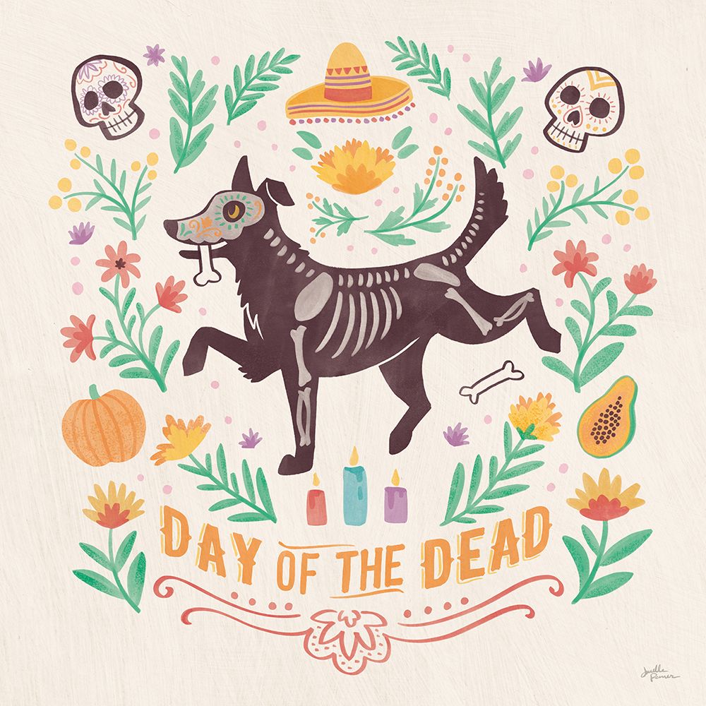 La Calaca V art print by Janelle Penner for $57.95 CAD