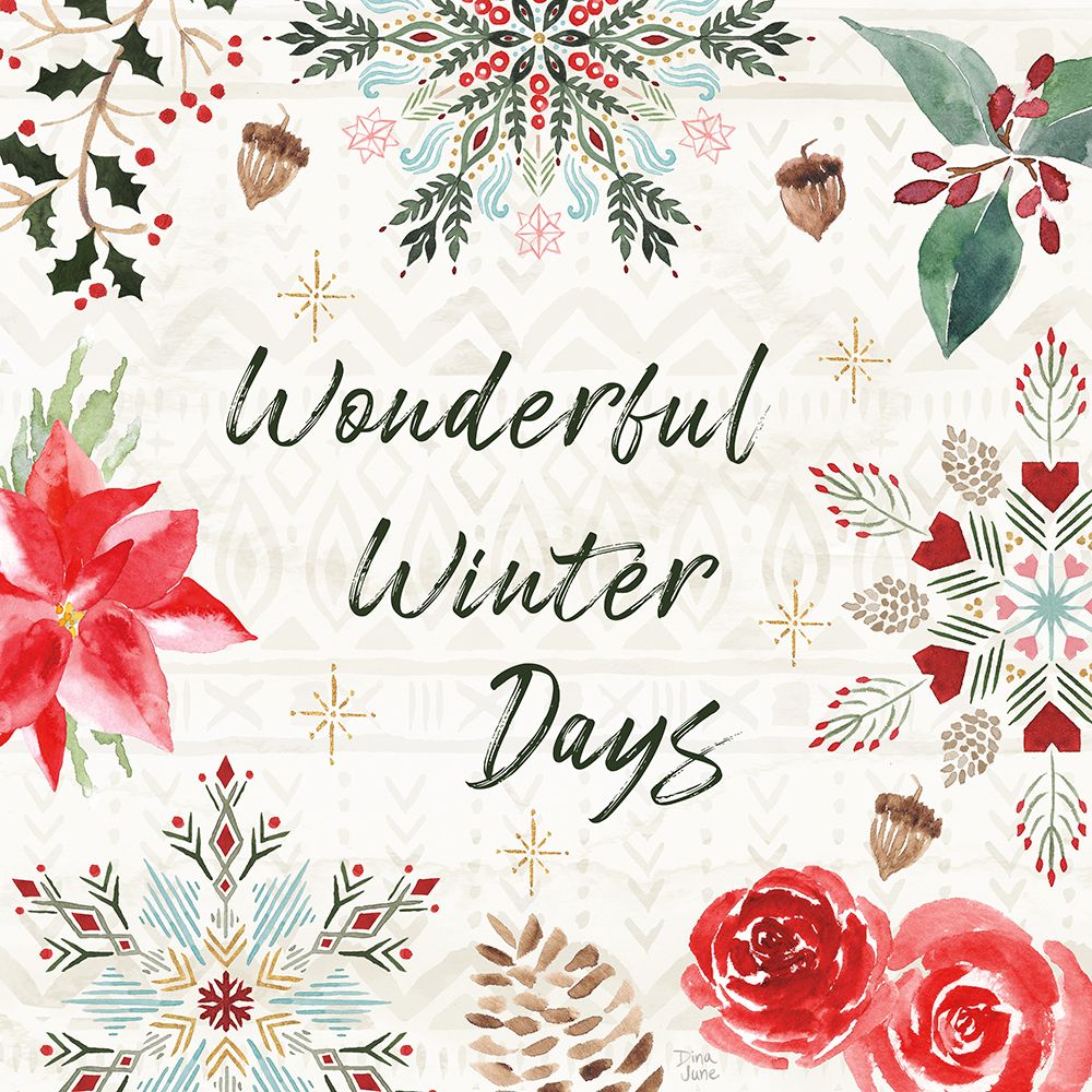 Winter Moment V art print by Dina June for $57.95 CAD