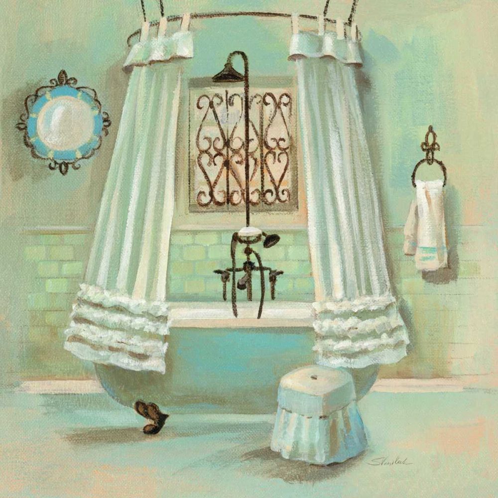 Glass Tile Bath II art print by Silvia Vassileva for $57.95 CAD