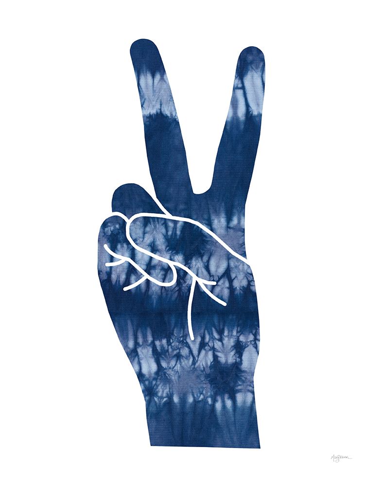Shibori Peace art print by Mary Urban for $57.95 CAD