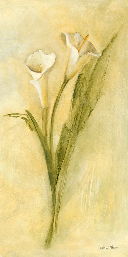 Graceful Calla Lilies I art print by Cheri Blum for $57.95 CAD