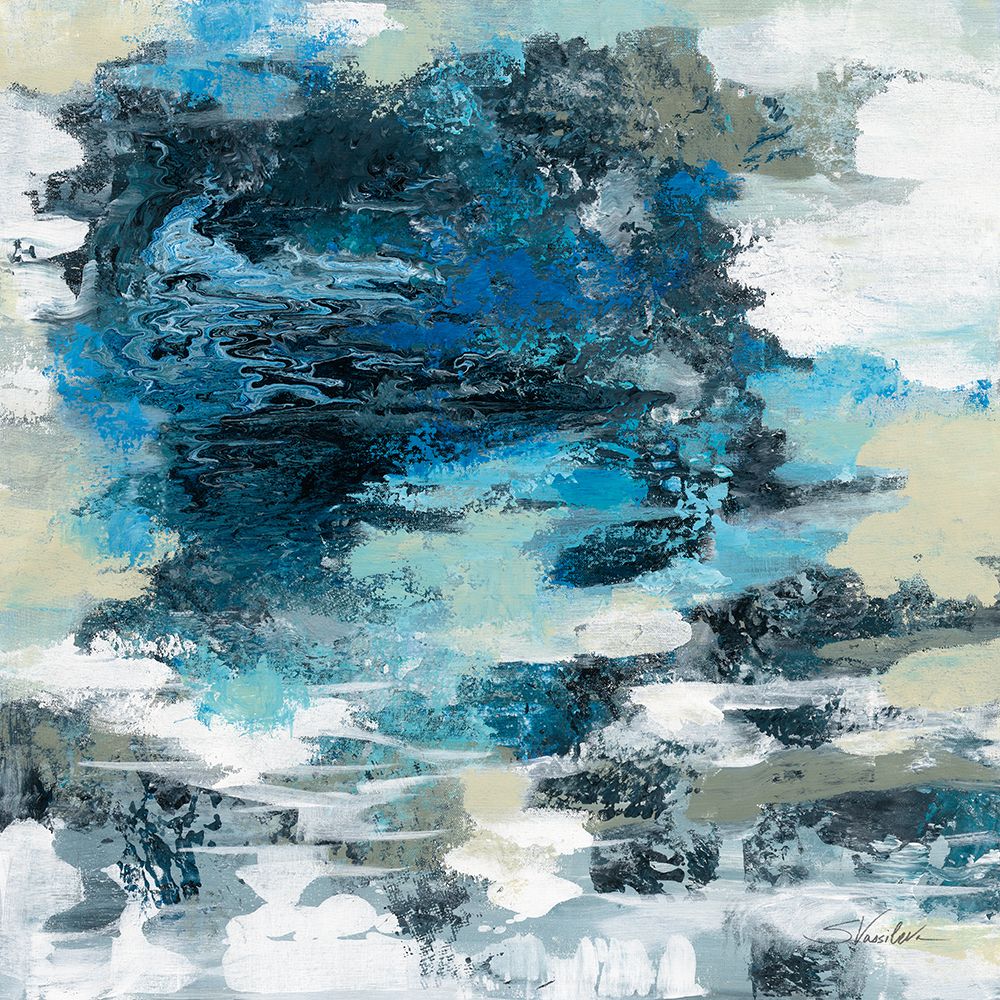 Brilliant Blue Water art print by Silvia Vassileva for $57.95 CAD