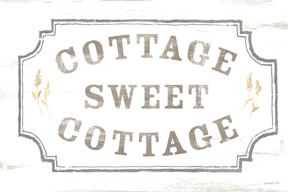 Cottage Garden I on wood art print by Danhui Nai for $57.95 CAD