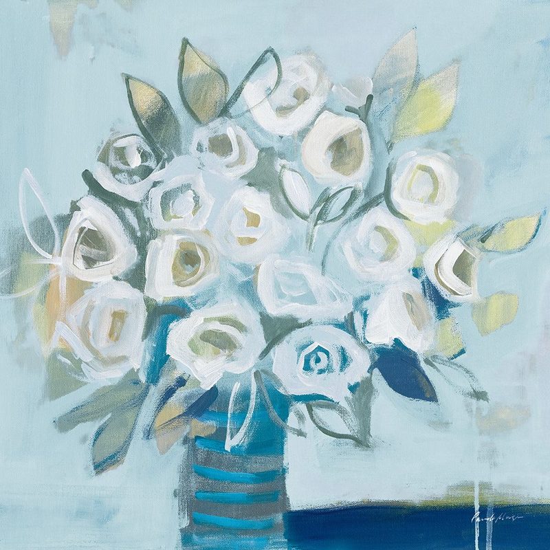White Roses Light Crop art print by Pamela Munger for $57.95 CAD