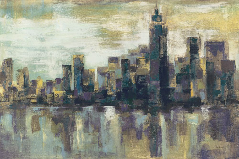 A Colorful Day in Manhattan art print by Silvia Vassileva for $57.95 CAD