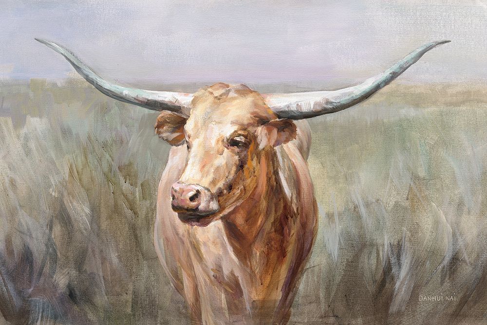 Big Sky Longhorn art print by Danhui Nai for $57.95 CAD