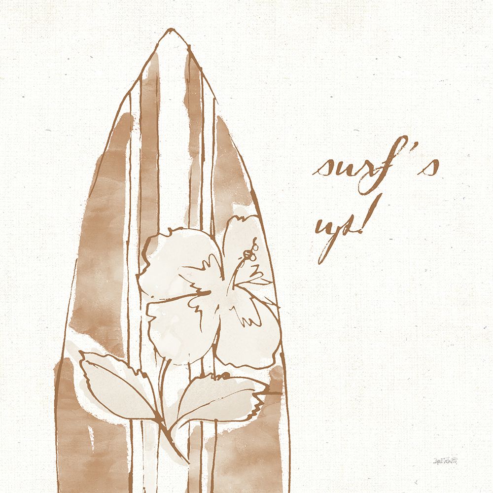 Surfs Up IX Neutral art print by Anne Tavoletti for $57.95 CAD