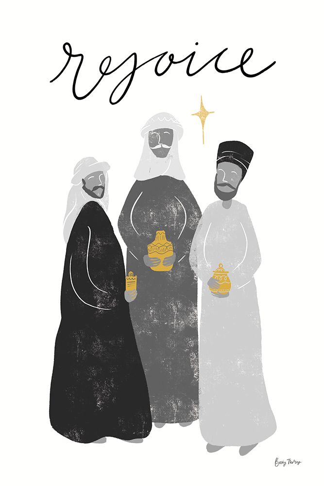 Nativity III BWG art print by Becky Thorns for $57.95 CAD