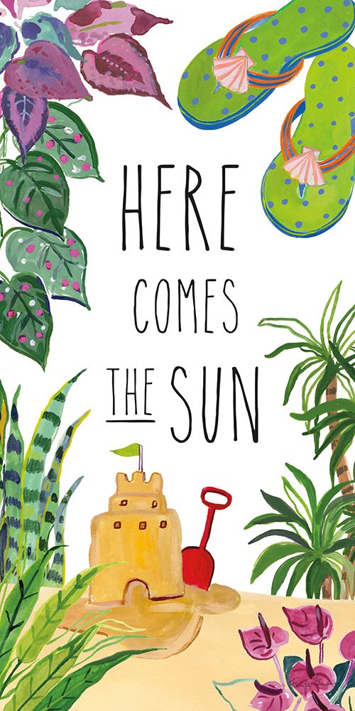 Tropical Home VI on White art print by Farida Zaman for $57.95 CAD
