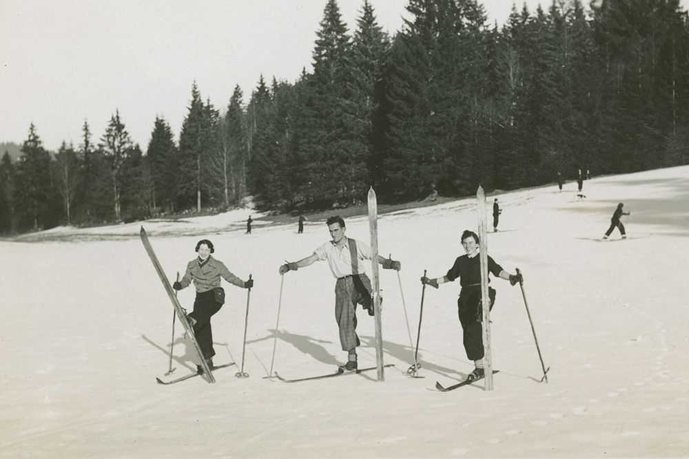 Ski Day art print by Wild Apple Portfolio for $57.95 CAD