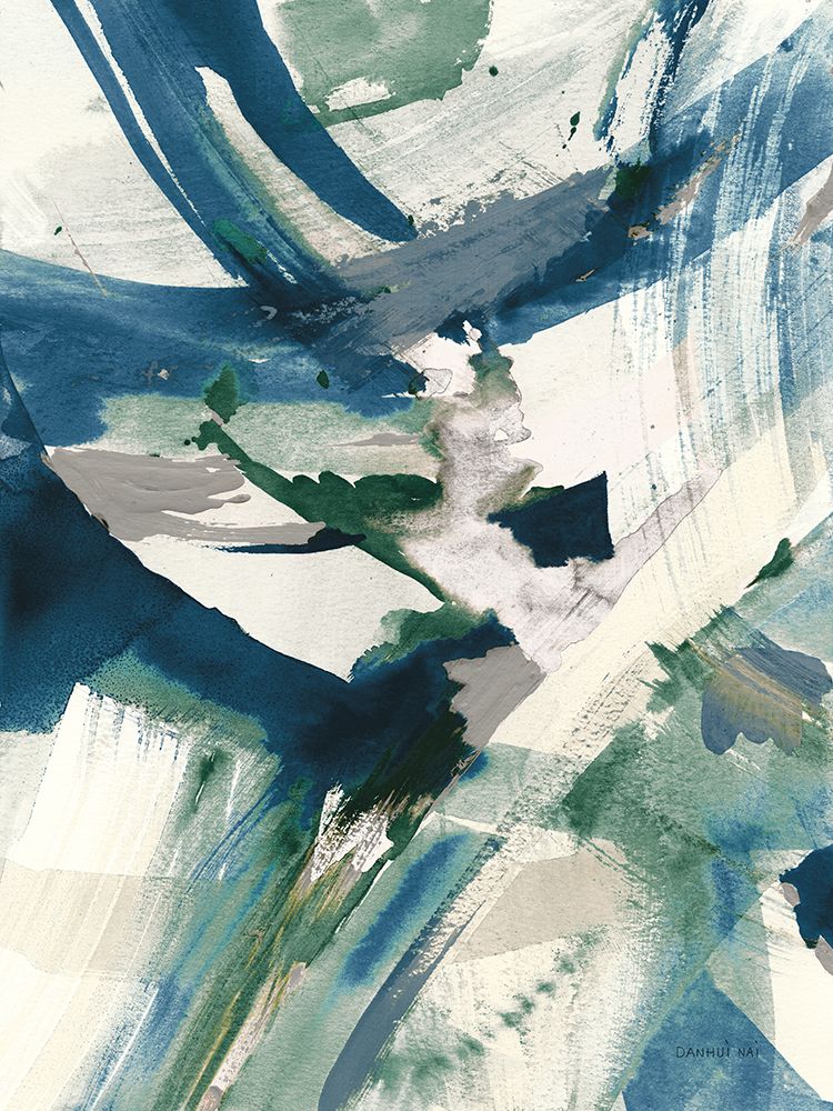 Spontaneous II Sapphire art print by Danhui Nai for $57.95 CAD