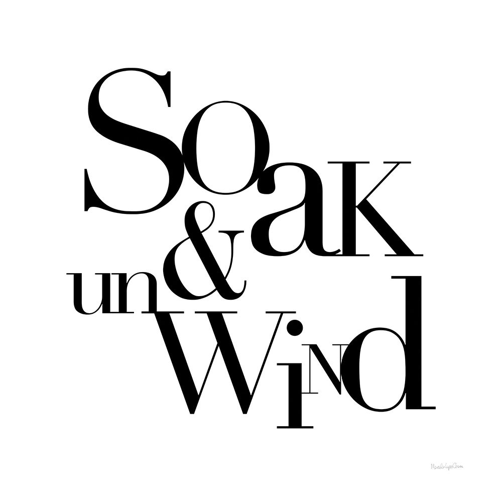 Soak and Unwind art print by Mercedes Lopez Charro for $57.95 CAD