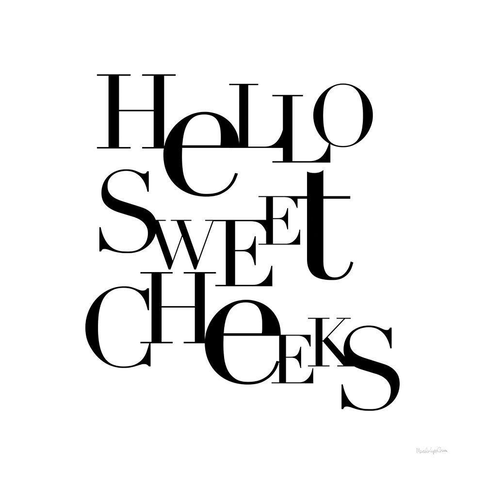 Sweet Cheeks art print by Mercedes Lopez Charro for $57.95 CAD