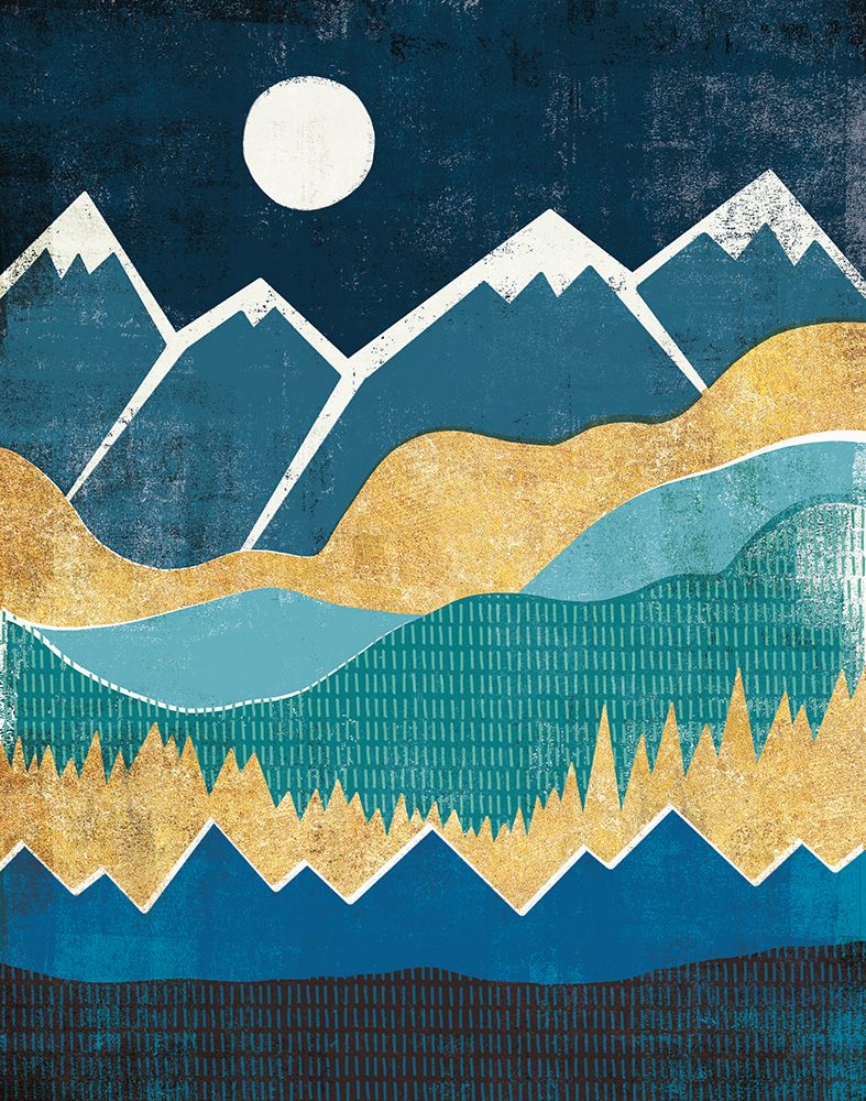Big Sky and Mountains art print by Michael Mullan for $57.95 CAD