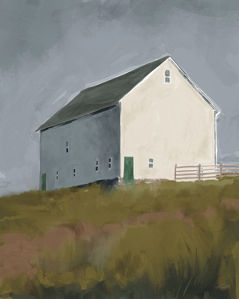 White Barn I art print by Anne Tavoletti for $57.95 CAD